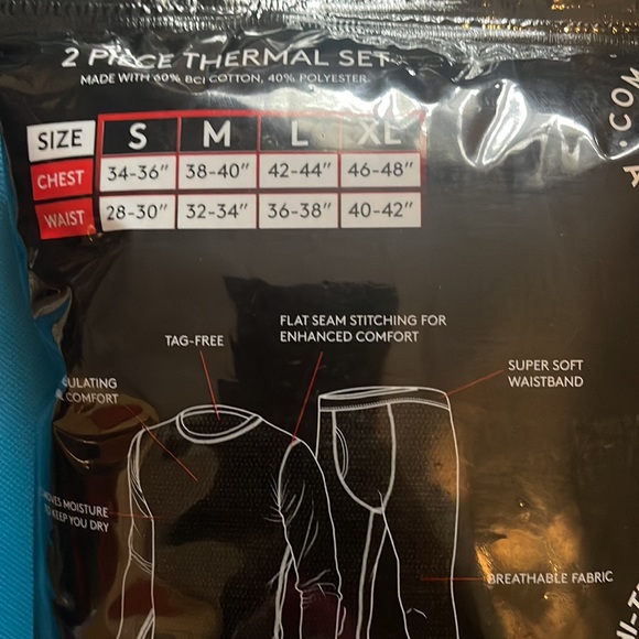 Mens Hi-Tec thermal set XL - Picture 4 of 6